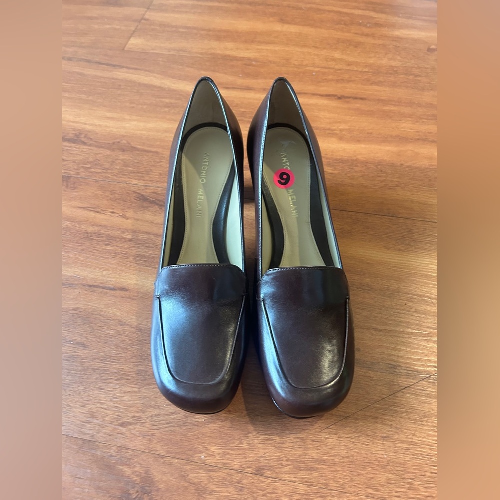 ANTONIO MELANI Dark Brown Women's Flats
